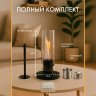 Настольный биокамин Свеча, черный фото 2