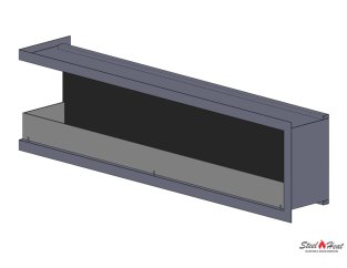 8858А Биокамин угловой левый на заказ